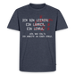 Ich bin Leerer - Männer Premium T-Shirt - Jeansblau 