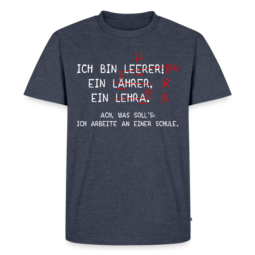 Ich bin Leerer - Männer Premium T-Shirt - Jeansblau 