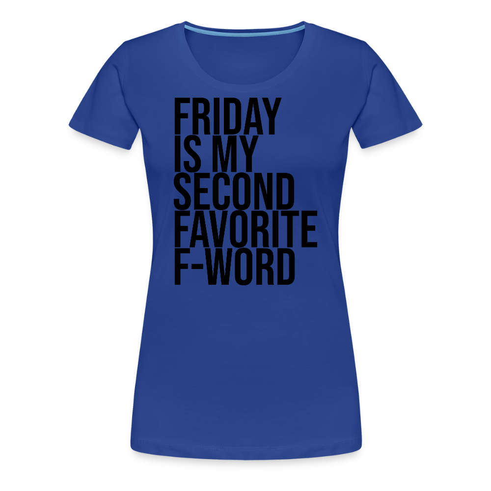 F-Word - Frauen Premium T-Shirt - Königsblau