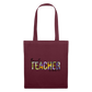 Best teacher ever - Stoffbeutel - Burgunderrot