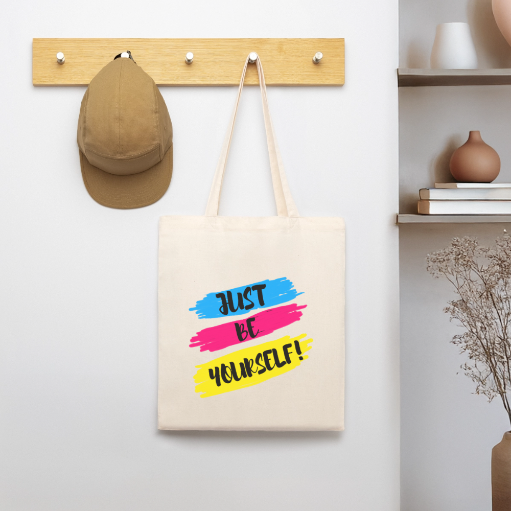 Just be yourself - Bio-Stoffbeutel - Natur