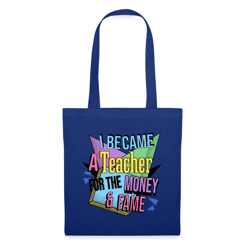90´s Money & Fame - Stoffbeutel - Royalblau