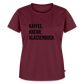 Kaffee, Kreide. Klassenbuch. - Frauen Premium T-Shirt - Burgunderrot