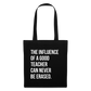 Teacher influence - Stoffbeutel - Schwarz