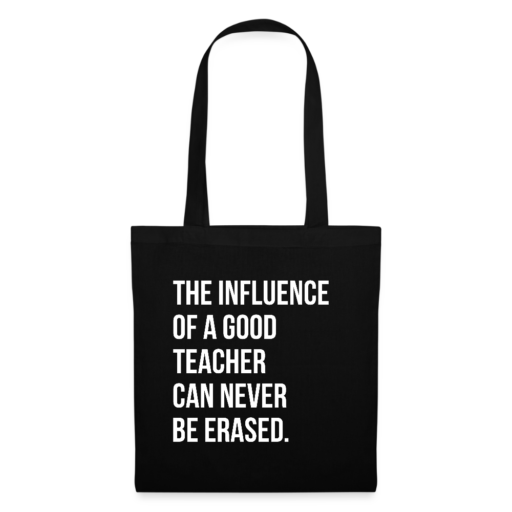 Teacher influence - Stoffbeutel - Schwarz