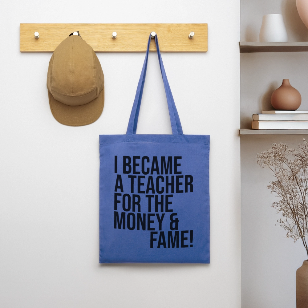 Money & Fame - Stoffbeutel - Hellblau