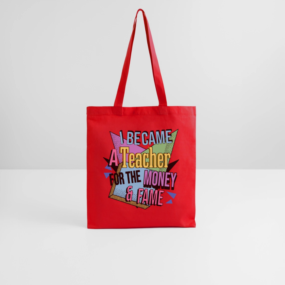 90´s Money & Fame - Stoffbeutel - Rot