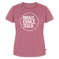 Inhale. Exhale. Teach. - Frauen Premium T-Shirt - Mauve
