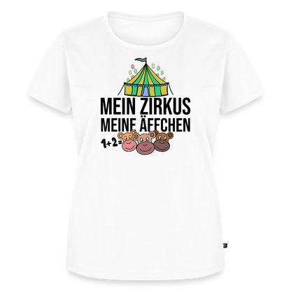 Mein Zirkus - Frauen Premium T-Shirt - Weiß