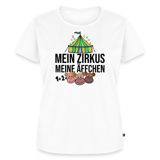 Mein Zirkus - Frauen Premium T-Shirt - Weiß
