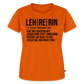 Leh-re-rin - Frauen Premium T-Shirt - Orange 