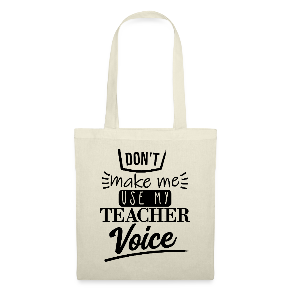 Teacher Voice - Stoffbeutel - Natur