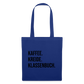 Kaffee. Kreide. Klassenbuch - Stoffbeutel - Royalblau