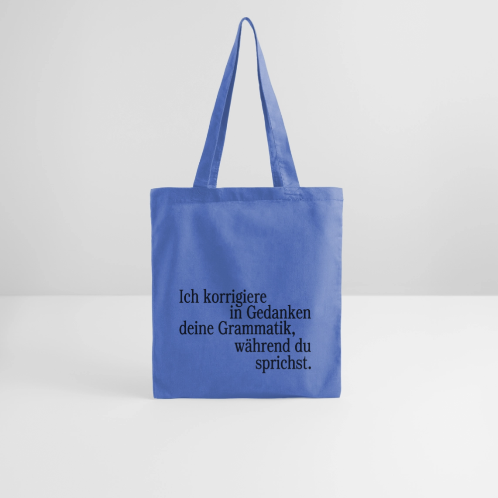 Grammatik - Stoffbeutel - Hellblau
