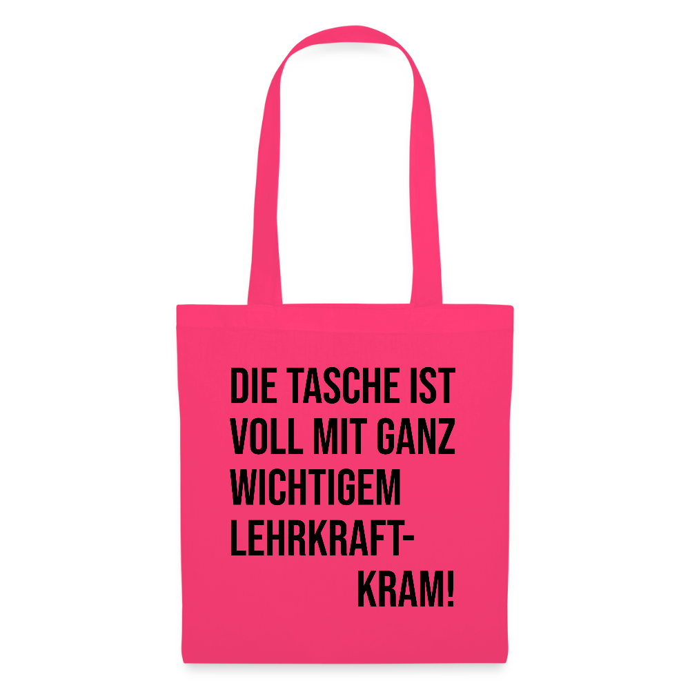 Lehrkraftkram - Stoffbeutel - Azalea