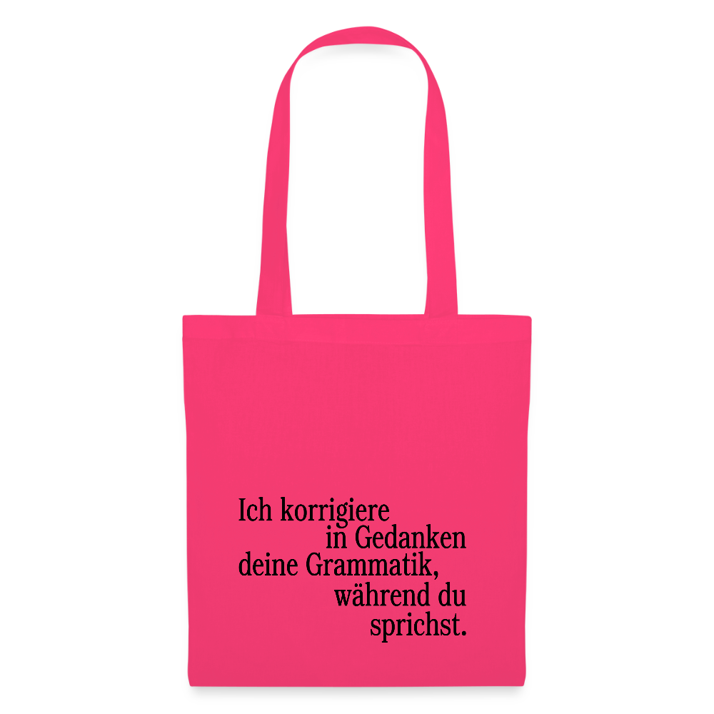 Grammatik - Stoffbeutel - Azalea