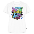 Money & Fame 90's - Frauen Premium T-Shirt - Weiß