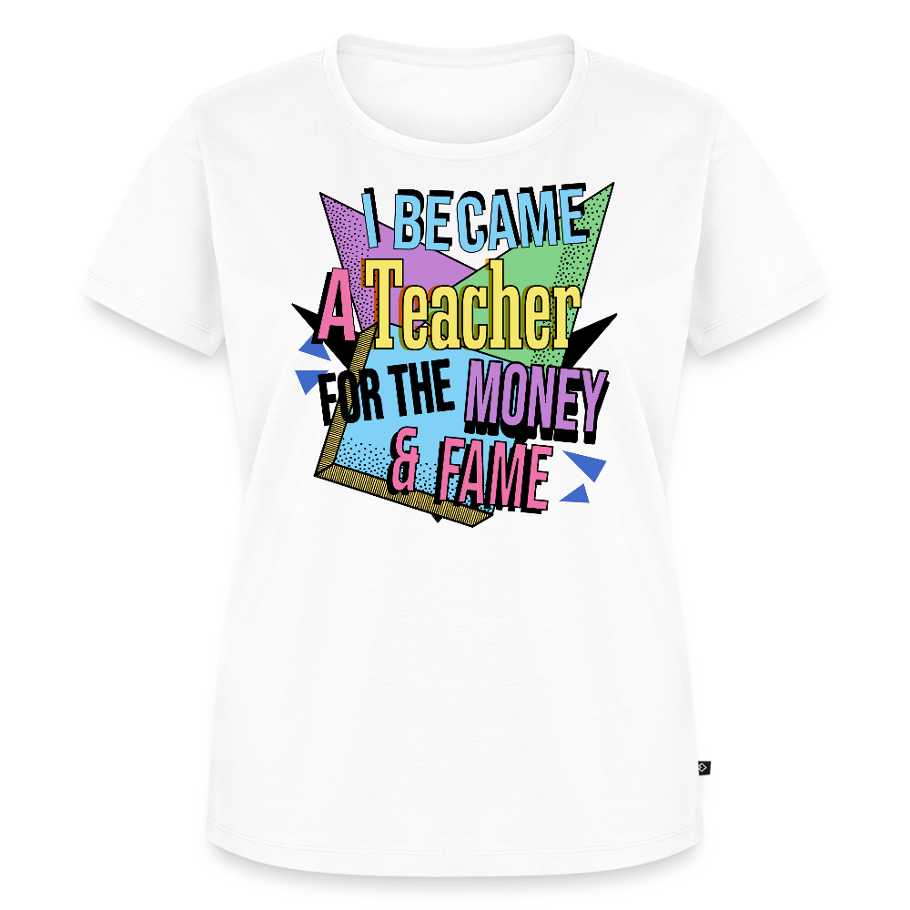 Money & Fame 90's - Frauen Premium T-Shirt - Weiß