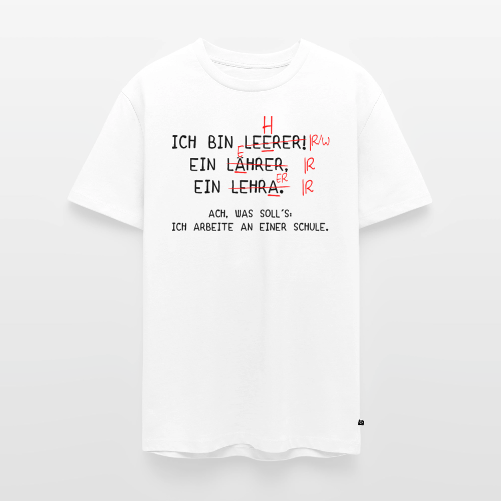 Ich bin Leerer. - Männer Premium T-Shirt - Weiß