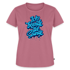 Ich beende die Stunde - Frauen Premium T-Shirt - Mauve