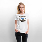 Mattenwagen - Frauen Premium T-Shirt - Weiß
