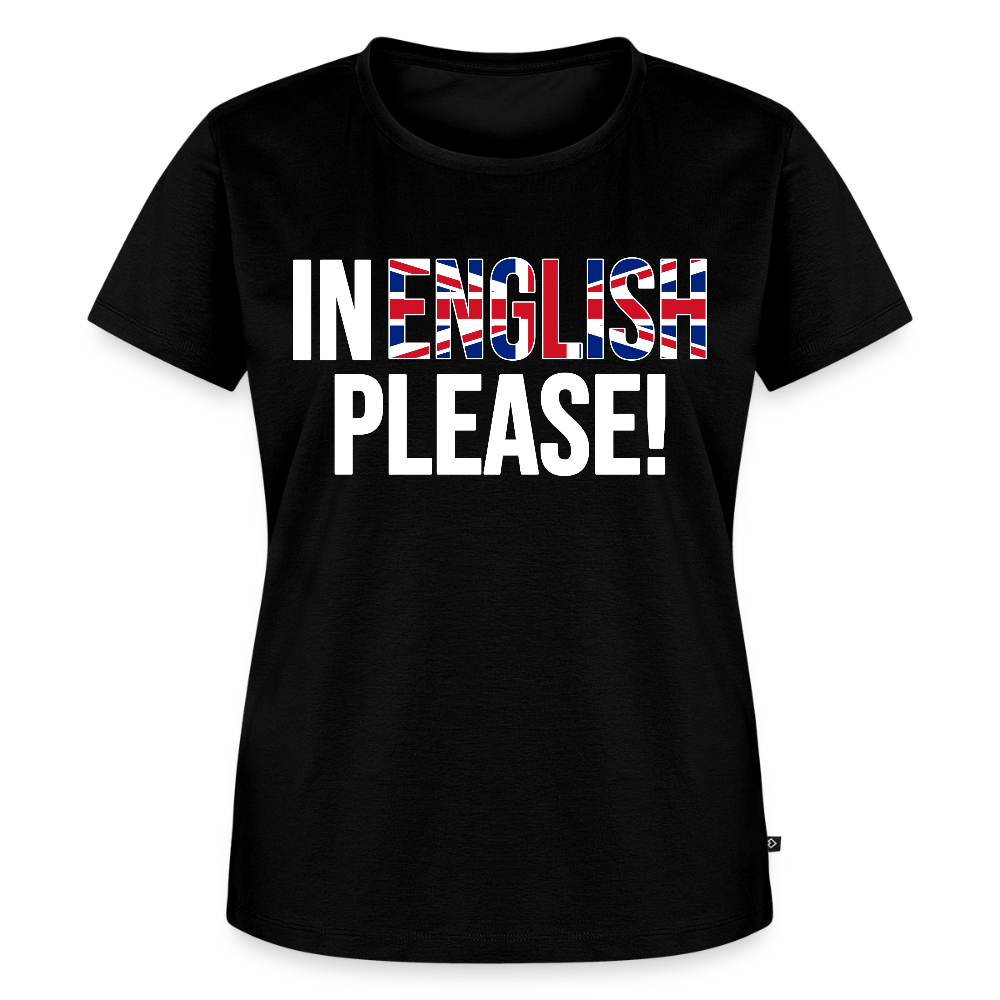 In english please - Frauen Premium T-Shirt - Schwarz