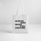 Zu viele Schüler - Bio-Stoffbeutel - Weiß