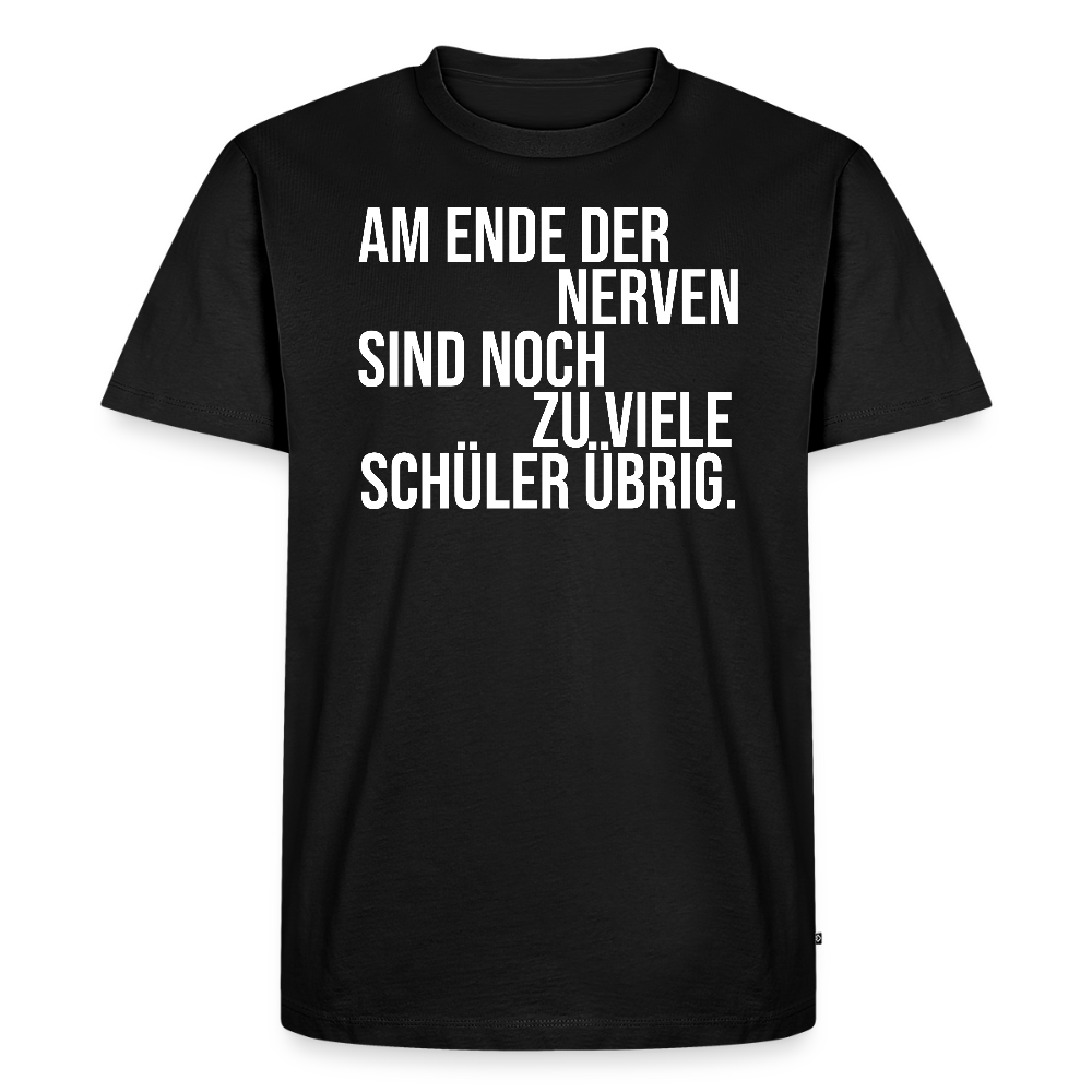 Zu viele Schüler - Männer Premium T-Shirt - Schwarz