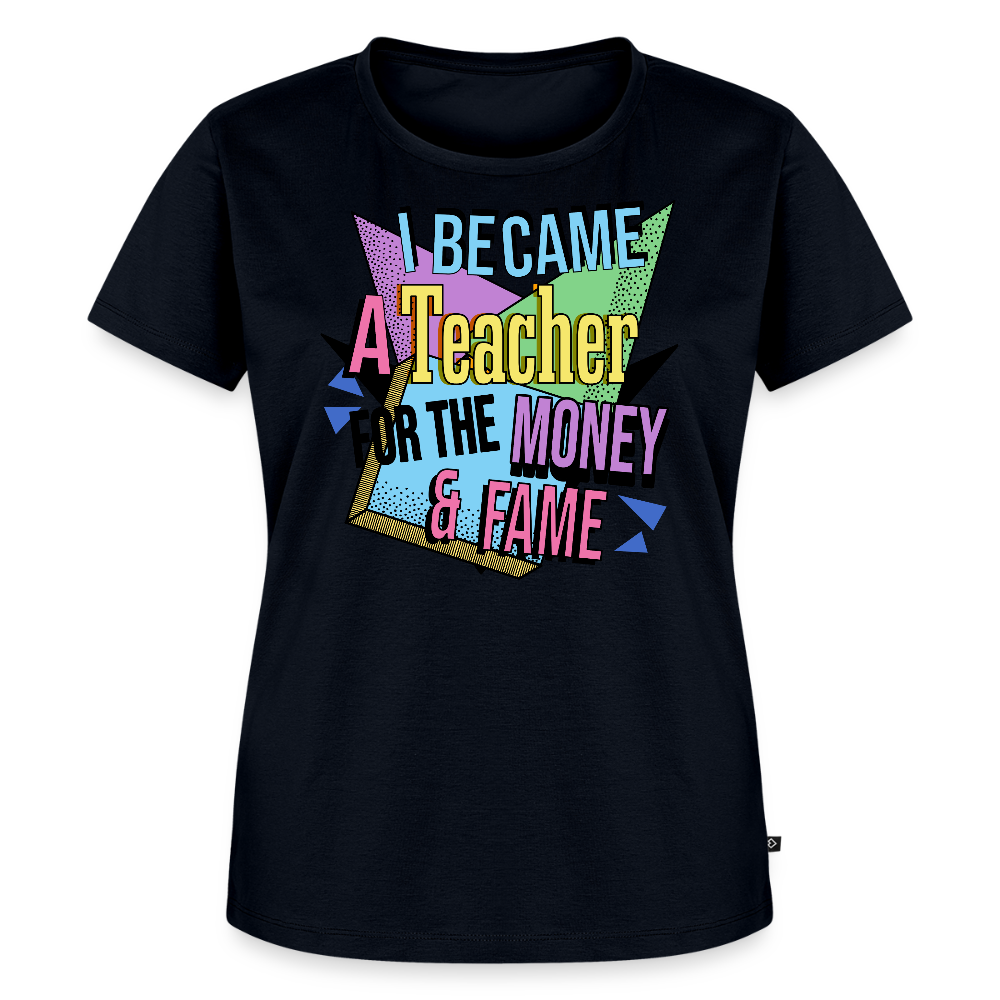 Money & Fame 90's - Frauen Premium T-Shirt - Navy