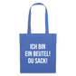 Ich bin ein Beutel! - Stoffbeutel - Hellblau