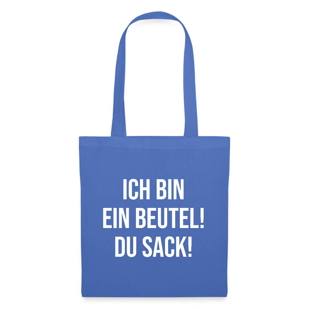 Ich bin ein Beutel! - Stoffbeutel - Hellblau