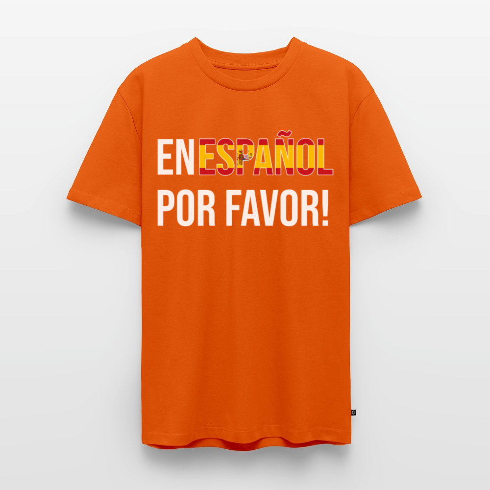 En Espanol por favor! - Männer Premium T-Shirt - Orange 