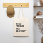 Frage?! - Bio-Stoffbeutel - Natur