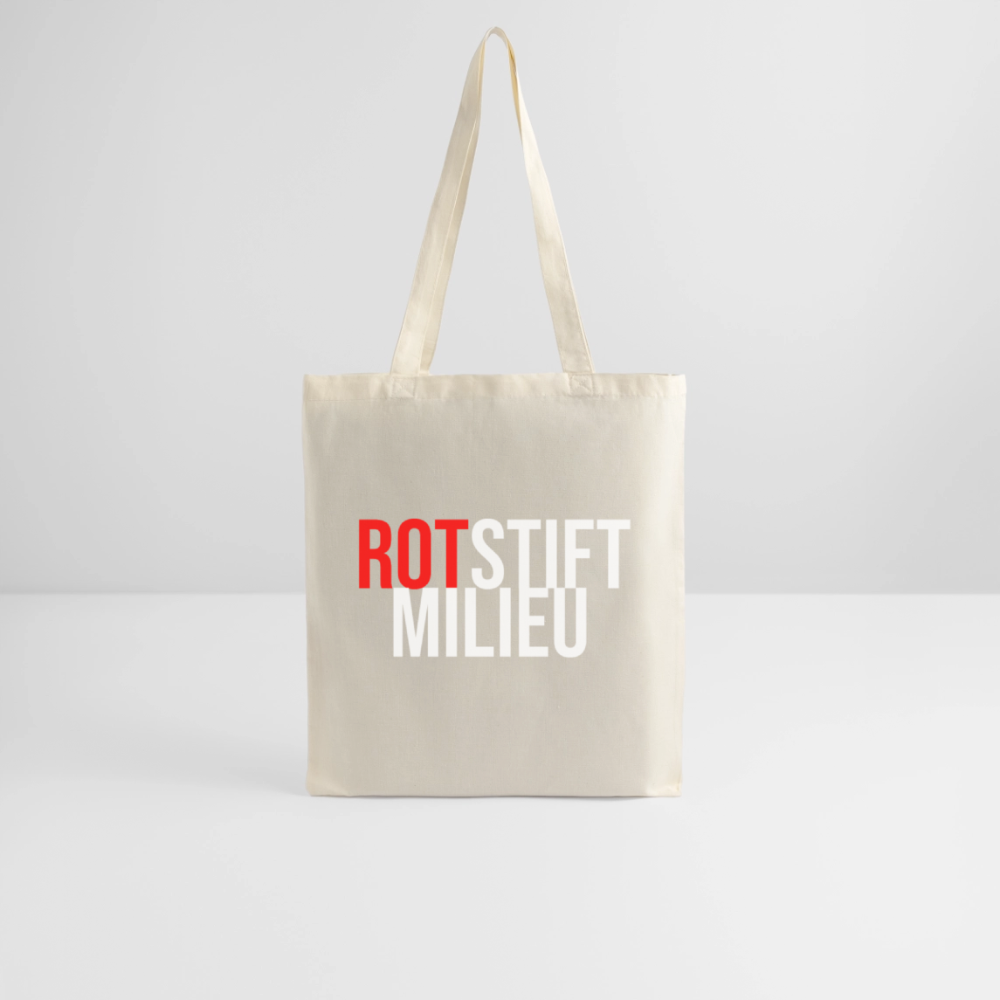 Rotstiftmilieu - Stoffbeutel - Natur