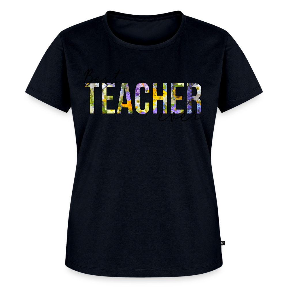 Best Teacher Ever - Frauen Premium T-Shirt - Navy