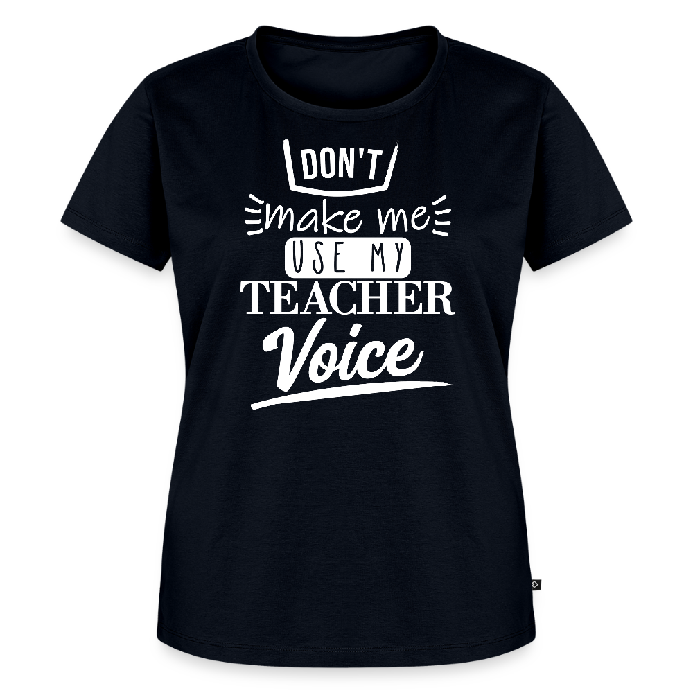 Teacher Voice - Frauen Premium T-Shirt - Navy