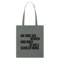 Zu viele Schüler - Bio-Stoffbeutel - Anthrazit