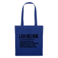 Leh-re-rin Stoffbeutel - Royalblau