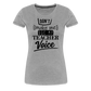 Teacher voice - Frauen Premium T-Shirt - Grau meliert