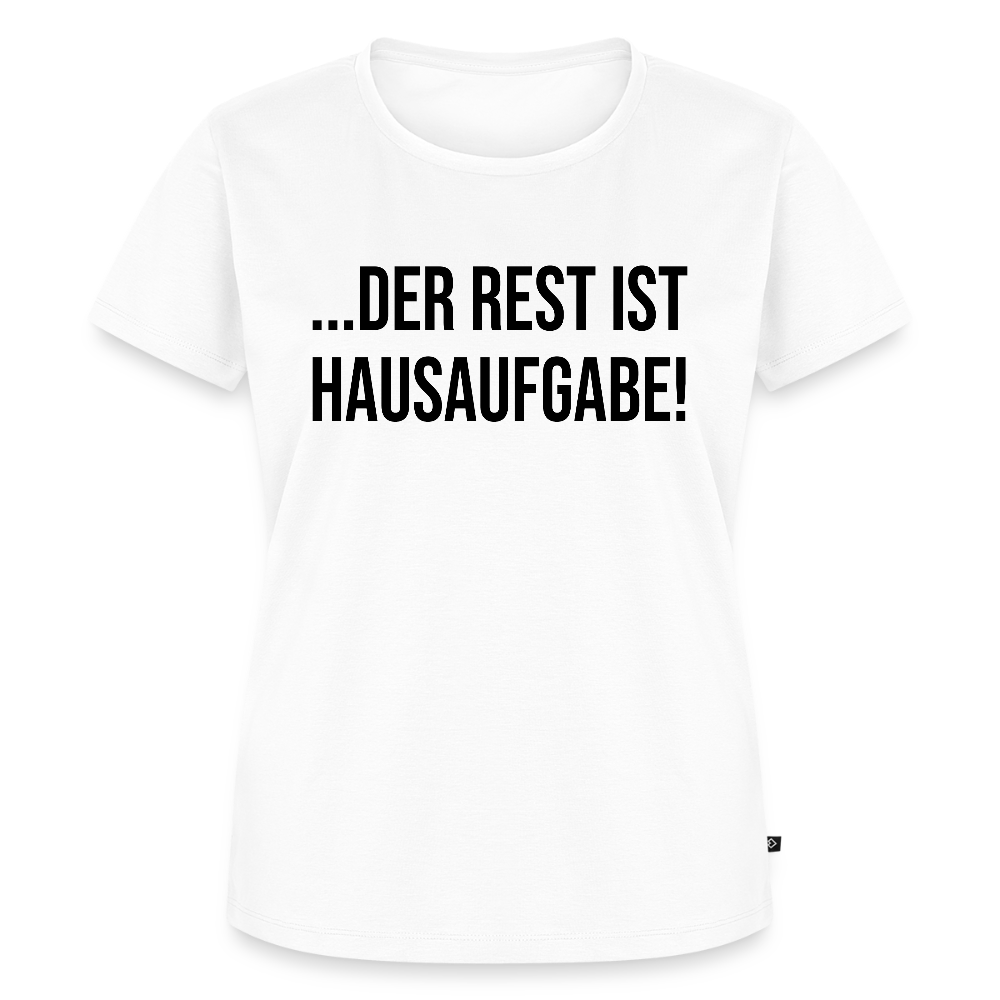 Hausaufgabe - Frauen Premium T-Shirt - Weiß