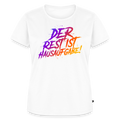 Der Rest ist Hausaufgabe - Frauen Premium T-Shirt - Weiß