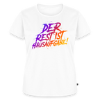 Der Rest ist Hausaufgabe - Frauen Premium T-Shirt - Weiß