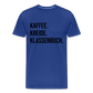 Kaffee. Kreide. Klassenbuch - Männer Premium T-Shirt - Königsblau
