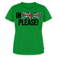 In english please - Frauen Premium T-Shirt - Grün