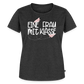 Eine Frau mit Klasse - Frauen Premium T-Shirt - Anthrazit meliert