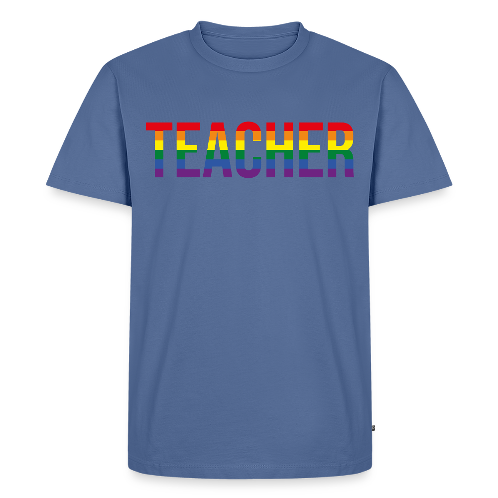 Teacher - Männer Premium T-Shirt - Taubenblau