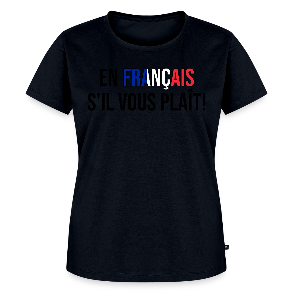En francais s´il vous plait! - Frauen Premium T-Shirt - Navy