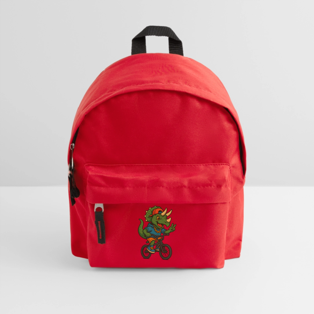 Triceratops - Kinder Rucksack - Rot