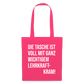 Lehrkraftkram - Stoffbeutel - Azalea