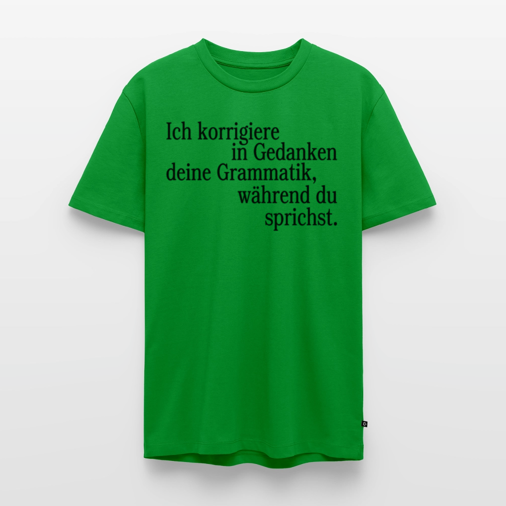 Grammatik - Männer Premium T-Shirt - Grün